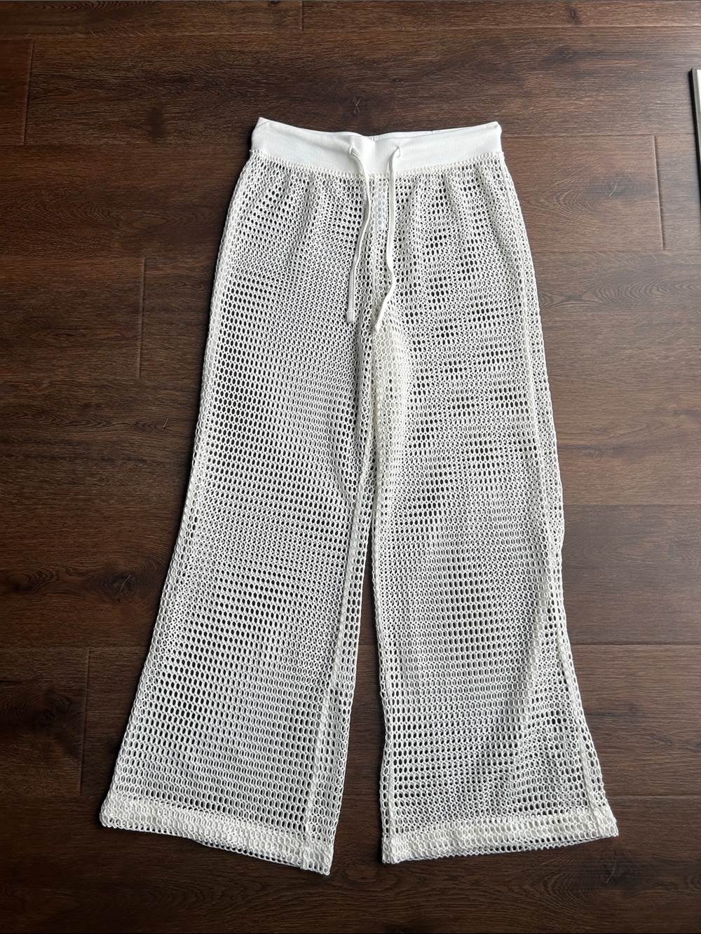 NEW Serra White Net Beach Pants | Net Beach Pants | Swim Coverup |